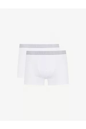 Hanro Pack of Two Cotton Essentials Stretch-cotton Trunks
