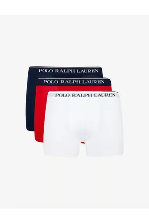 Ralph Lauren Pack of Three Slim-fit Stretch Cotton Trunks