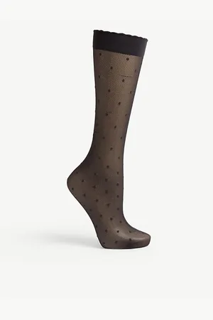 Falke Polka Dot Knee-high Knitted Socks