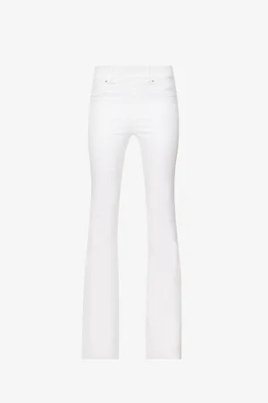 Spanx Skinny Flare High-rise Stretch-denim Jeans