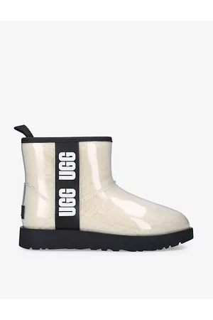 UGG Classic Mini Pvc and Faux-shearling Boots