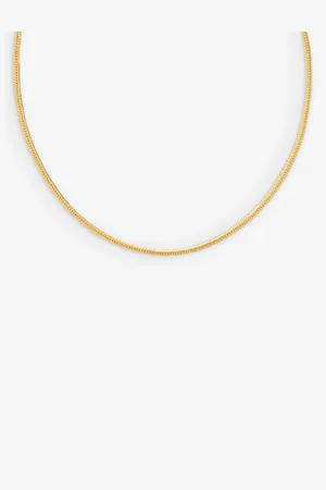 Astrid & Miyu Snake 18ct Yellow -plated Brass Necklace