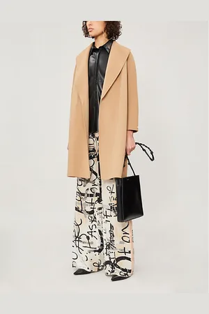 Max Mara Messi Wool Wrap Coat
