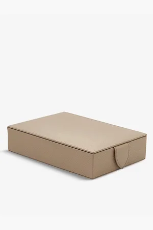 SMYTHSON Panama Leather Jewellery Box