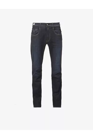 Replay Anbass Hyperflex Re-used Slim-fit Stretch-denim Jeans