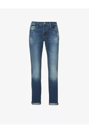 Frame Le Garcon Mid-rise Straight Jeans