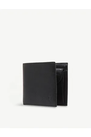 Ralph Lauren Pony-embossed Coin-pocket Pebbled Leather Wallet