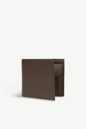 Ralph Lauren Pebbled Coin-pocket Leather Wallet
