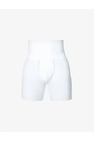 Spanx Ultra-sculpt Shaping High-rise Slim-fit Stretch-cotton Boxers