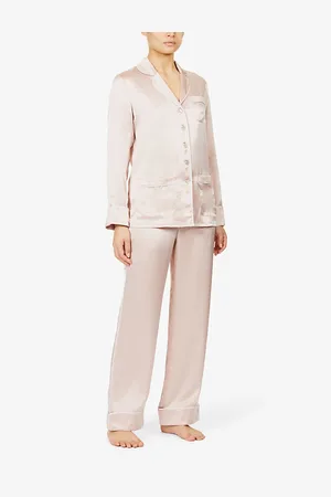 Olivia von Halle Coco Silk-satin Pyjama Set