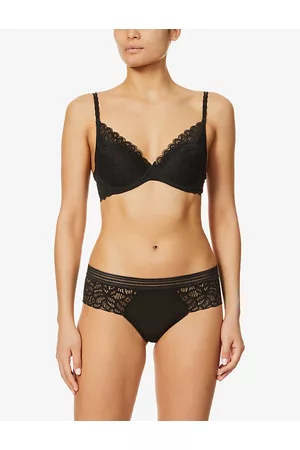 Wacoal Raffiné Underwired Stretch-lace Plunge Bra