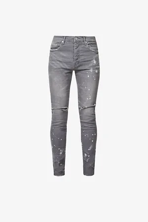 Purple Brand Ripped Slim-fit Skinny Stretch-denim Jeans