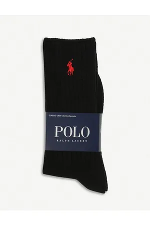 Ralph Lauren Ribbed Cotton-blend Socks