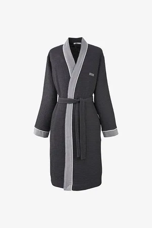 HUGO BOSS Thermes Logo-embroidered Cotton Robe