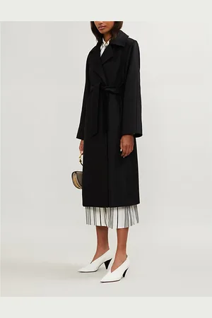Max Mara Manuela Camel Hair Wrap Coat