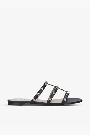 VALENTINO GARAVANI Rockstud Leather Sliders