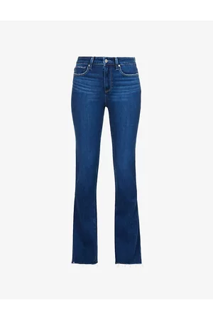 Paige Laurel Canyon Boot-cut High-rise Stretch-denim Jeans
