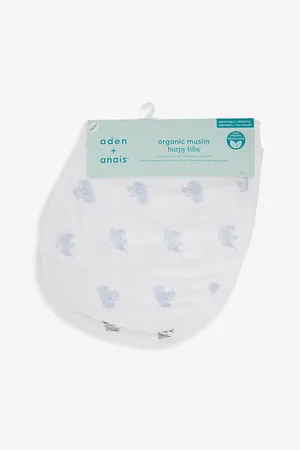 Aden + Anais Animal Kingdom Organic-cotton Bibs Pack of Two