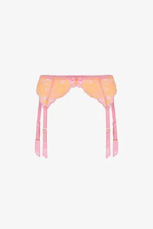 Agent Provocateur Yara High-rise Stretch-mesh Suspender Belt