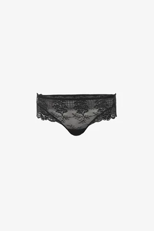 Simone Pérèle Reva Floral Mesh and Lace Briefs