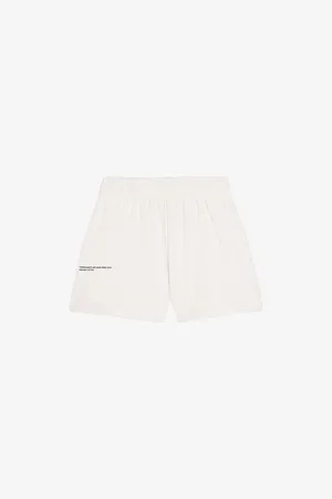 The Pangaia Text-print Mid-rise Organic-cotton Shorts 3-12 Years