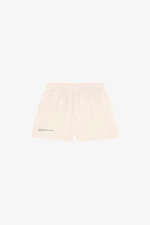 The Pangaia Text-print Mid-rise Organic-cotton Shorts 3-12 Years