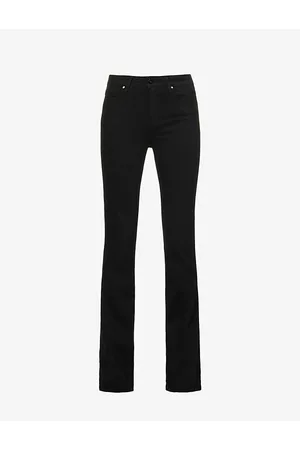 Paige Laurel Canyon Boot-cut High-rise Stretch-denim Jeans