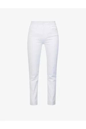 Paige Cindy Slim-fit Mid-rise Stretch-cotton Jeans