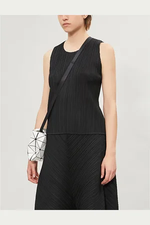 PLEATS PLEASE ISSEY MIYAKE Basics Sleeveless Pleated Knitted Jersey Top