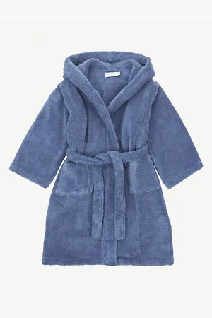 The Little White Company Bear Ears Hydrocotton Dressing Gown 2-5 Years