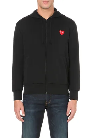 Comme des Garçons Play Heart Logo Jersey Hoody