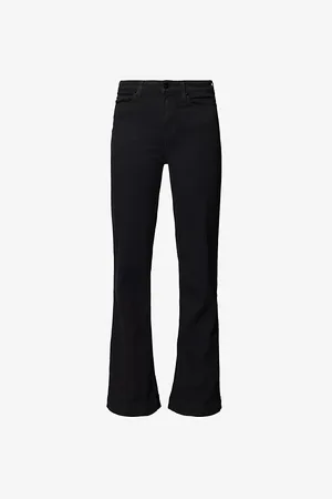 Paige Leenah Ankle Straight-leg Mid-rise Stretch-denim Jeans