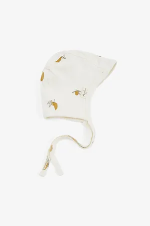 Konges Sløjd Set of Two Cherry-embroidered Organic Cotton Baby Helmets 0-9 Months