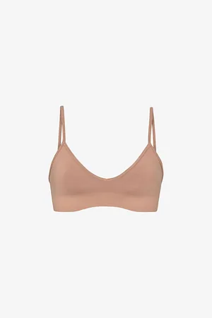SKIMS Smoothing V-neck Stretch-woven Bralette