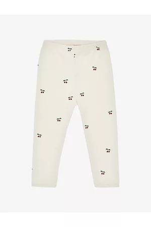 Konges Sløjd Print Elasticated Organic-cotton Leggings 0-3 Months