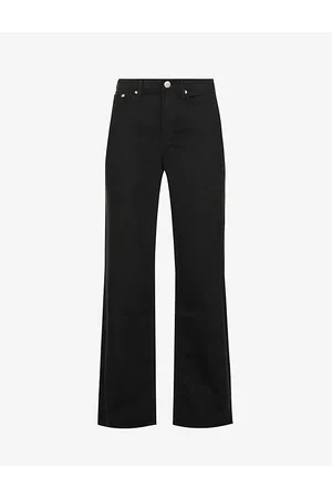 RAG&BONE Logan Wide-leg High-rise Cotton-blend Jeans