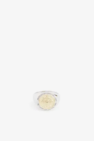 Serge DeNimes Compass Sterling- Signet Ring