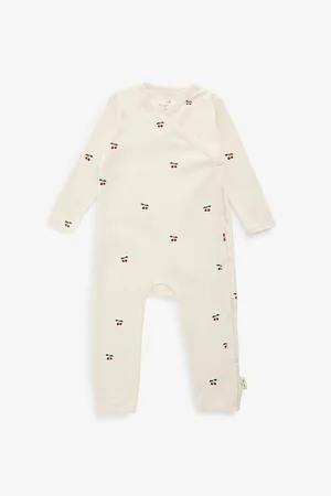 Konges Sløjd Fruit-print Organic-cotton Babygrow 0-6 Months