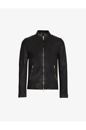AllSaints Cora Leather Bomber Jacket