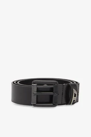 Diesel B-dave Ii Monogram Leather Belt