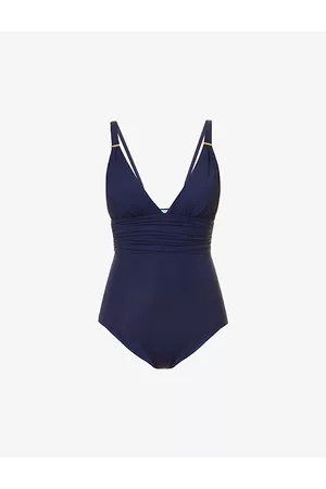 Melissa Odabash Panarea Plunge-neck Swimsuit