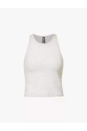 vuori Mudra Brand-patch Stretch-jersey Top