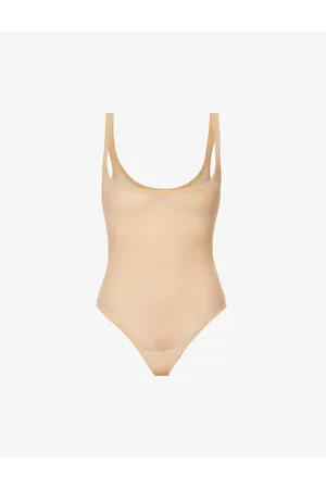 Wolford Scoop-neckline Stretch-mesh Body