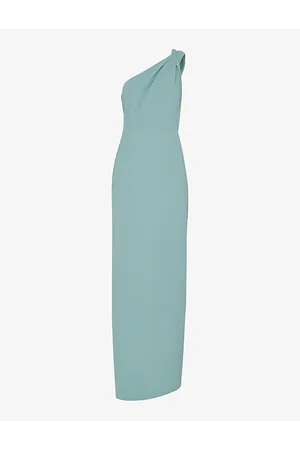 Whistles Bethan One-shoulder Stretch-recycled-polyester Maxi Dress