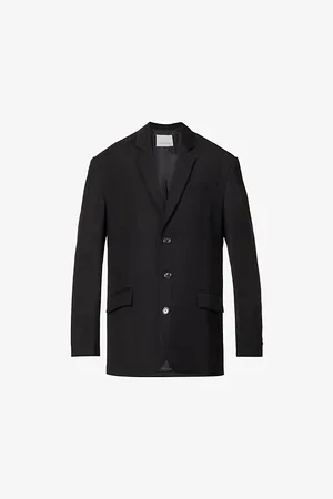The Frankie Shop Gelso Oversized Woven Blazer