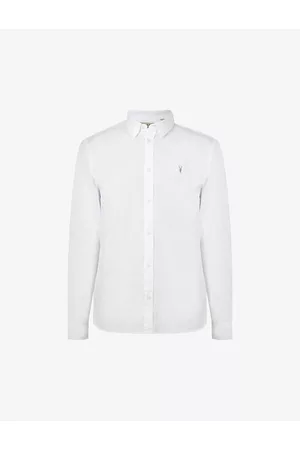 AllSaints Hawthorne Slim-fit Stretch-cotton Shirt