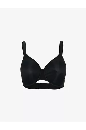Wacoal Back Appeal Polka-dot Pattern Minimiser-cup Stretch-woven Bra