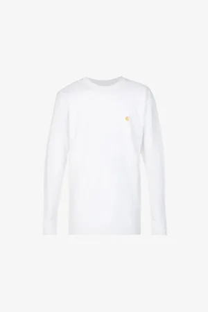 Carhartt Chase Logo-embroidered Cotton-jersey T-shirt
