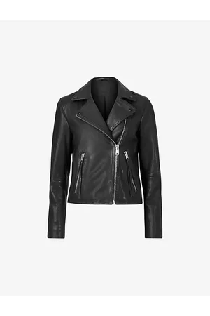 AllSaints Dalby Regular-fit Leather Biker Jacket