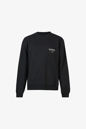 AllSaints Underground Graphic-print Cotton Sweatshirt